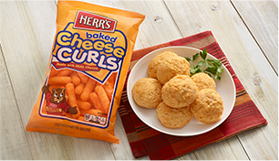 Baked Cheese Curl Biscuits